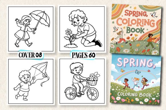 Bold and Easy Spring Coloring Pages: A Creative Escape for All Ages