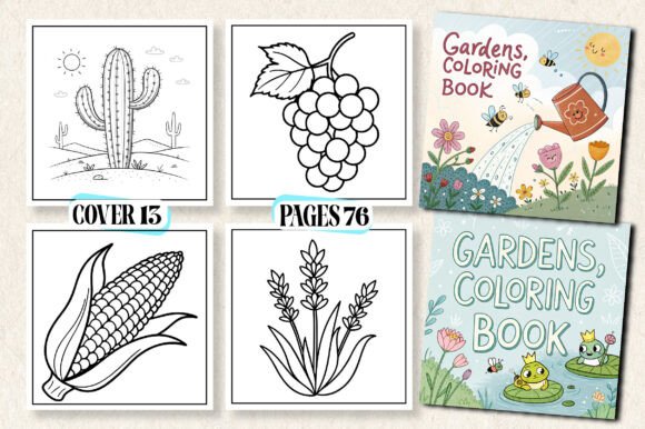 Bold Easy Gardens Coloring Book: A Creative Escape for All Ages