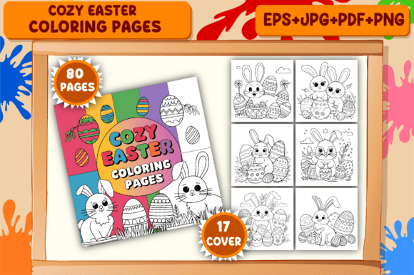 Cozy Easter Coloring Pages for Kids