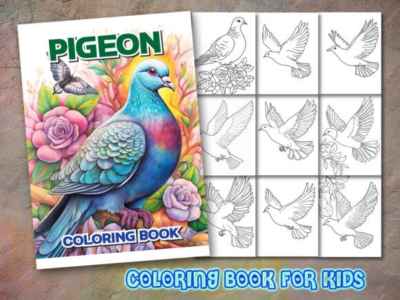 Pigeon Coloring Pages and Coloring Book