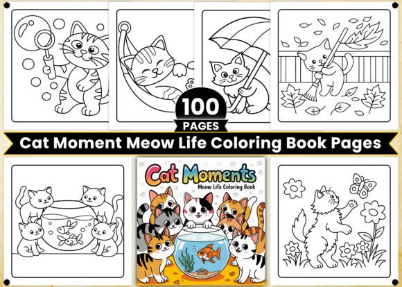 Unlock Creativity with Cat Moment Meow Life Coloring Book Pages: A Modern Tool for Artists and Entrepreneurs